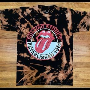 Rolling Stones bleached shirt